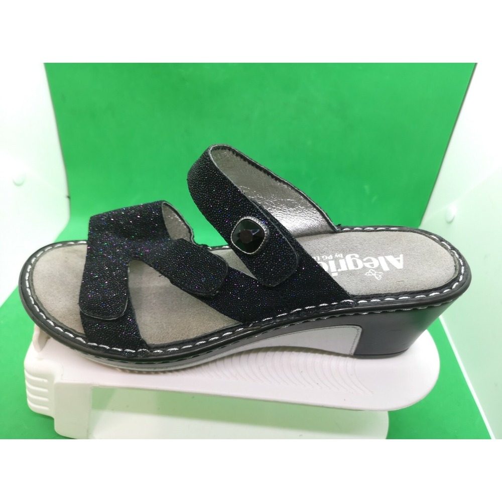 Alegria Women Shoe Loti Glitteroti Size 8M EUR 38 Slide Sandal